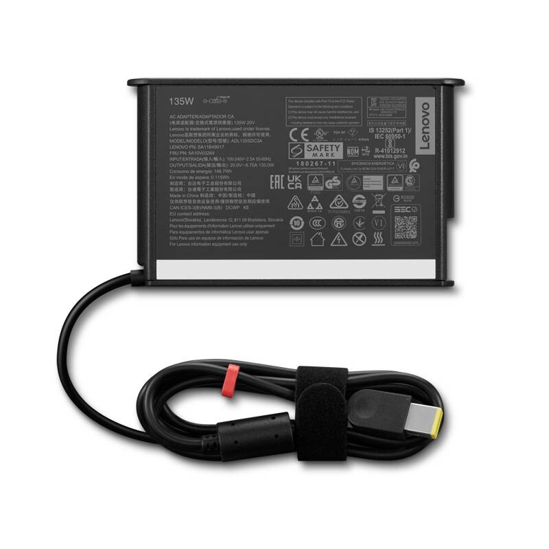 Блок живлення Lenovo ThinkCentre 20V 6.75A 135W Square + каб.жив. (4X21L38724)