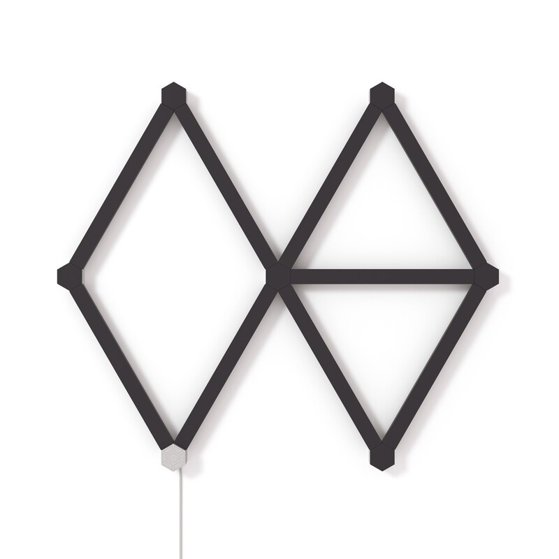 Накладка Nanoleaf Lines Skins Matte Black, 9 шт. (NL59-0001BM-9PK)