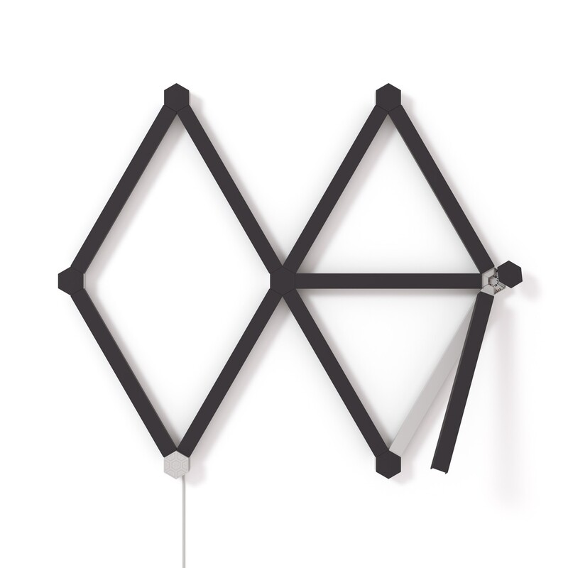 Накладка Nanoleaf Lines Skins Matte Black, 9 шт. (NL59-0001BM-9PK)