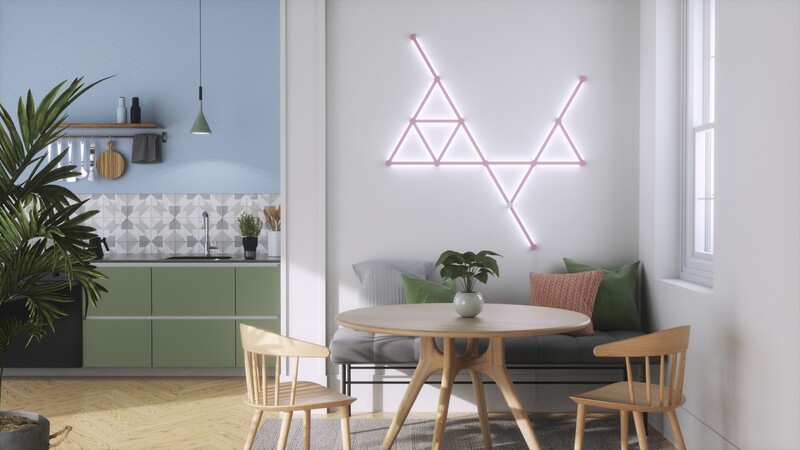 Накладка Nanoleaf Lines Skins Matte Pink, 9 шт. (NL59-0001PM-9PK)