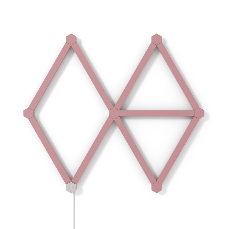 Накладка Nanoleaf Lines Skins Matte Pink, 9 шт. (NL59-0001PM-9PK)