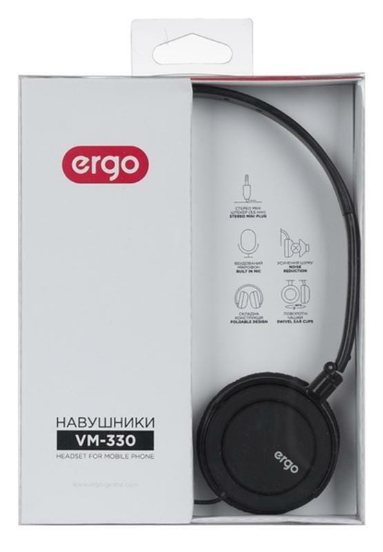 Гарнитура Ergo VM-330 Black