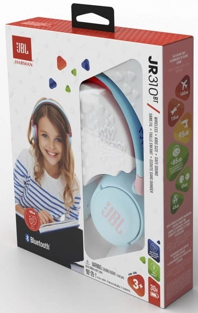 Bluetooth-гарнітура JBL JR310BT Blue (JBLJR310BTBLU)