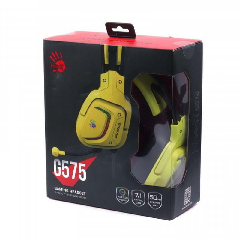 Гарнитура Bloody G575 Punk Yellow