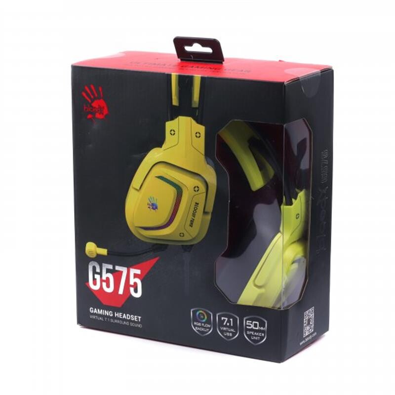Гарнітура Bloody G575 Punk Yellow