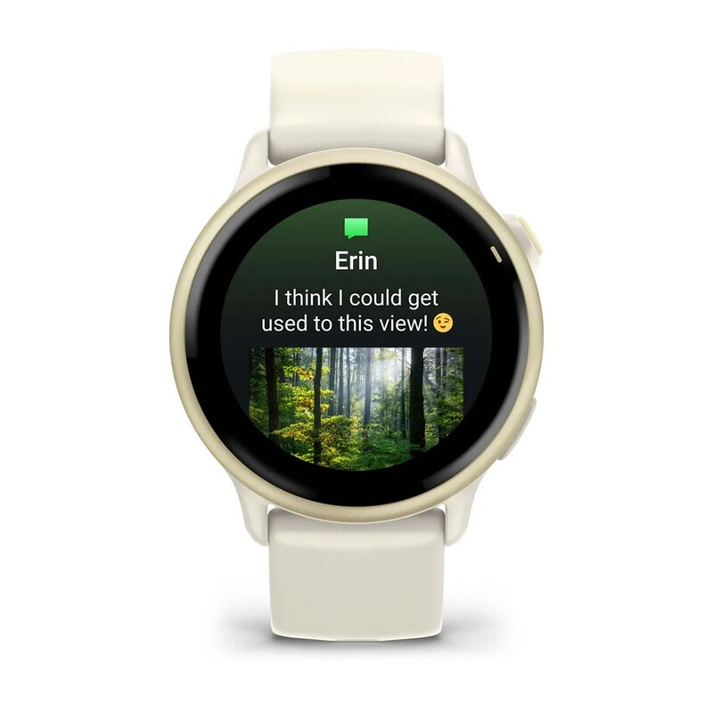 Смарт-годинник Garmin Vivoactive 6 Bone/Lunar Gold (010-02985-01)