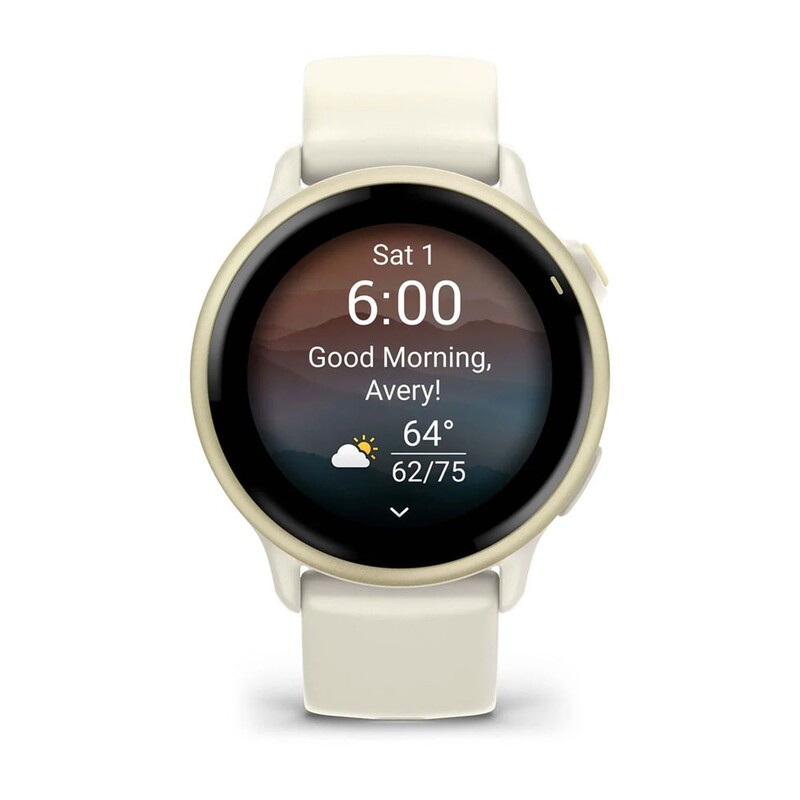 Смарт-годинник Garmin Vivoactive 6 Bone/Lunar Gold (010-02985-01)