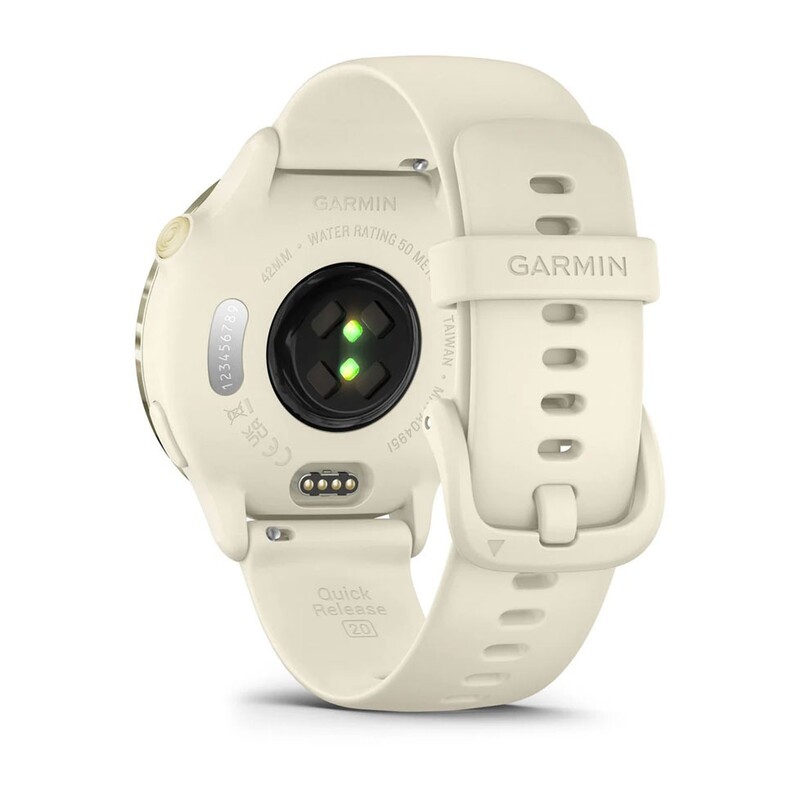 Смарт-годинник Garmin Vivoactive 6 Bone/Lunar Gold (010-02985-01)