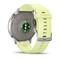 Фото - Смарт-годинник Garmin Venu 4 45mm Silver Bezel with Citron Silicone Band (010-03014-02) | click.ua