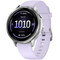 Фото - Смарт-годинник Garmin Venu 4 41mm Silver Bezel with Periwinkle Silicone Band (010-03013-01) | click.ua