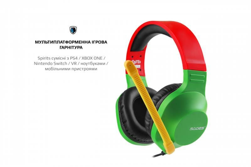 Гарнитура Sades SA-721 Spirits Rasta (sa721rsj)