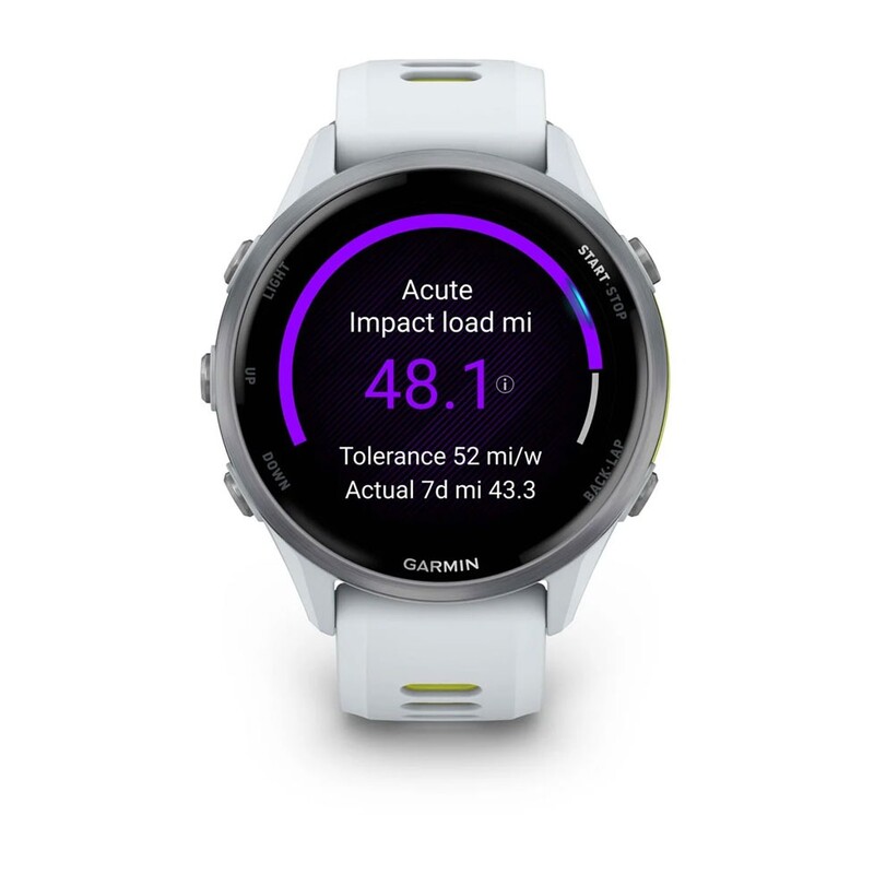 Смарт-годинник Garmin Forerunner 970 Whitestone/Amp Yellow (010-02969-11)