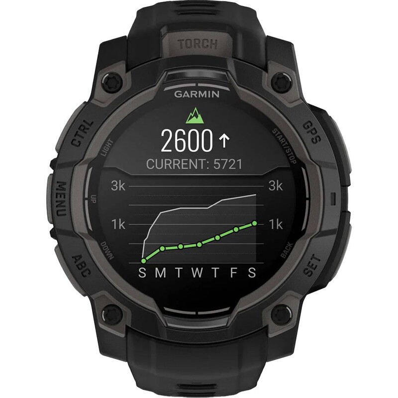 Смарт-годинник Garmin Instinct 3 45mm AMOLED Black Bezel with Black Band (010-02936-00)