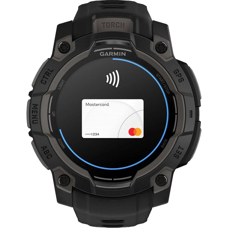 Смарт-годинник Garmin Instinct 3 45mm AMOLED Black Bezel with Black Band (010-02936-00)