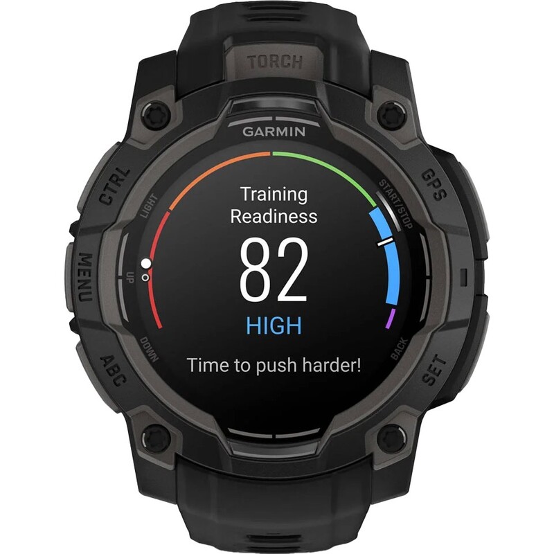Смарт-годинник Garmin Instinct 3 45mm AMOLED Black Bezel with Black Band (010-02936-00)