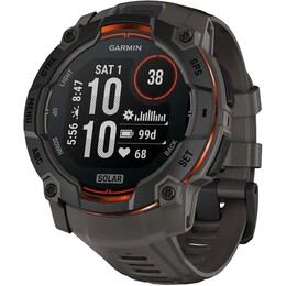 Смарт-часы Garmin Instinct 3 50mm Solar Black Bezel with Charcoal Band (010-02935-00)