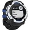 Фото - Смарт-годинник Garmin Instinct 3 50mm Solar Whitestone with Black/Bolt Blue Silicone Band (010-02935-03) | click.ua