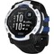 Фото - Смарт-годинник Garmin Instinct 3 50mm Solar Whitestone with Black/Bolt Blue Silicone Band (010-02935-03) | click.ua