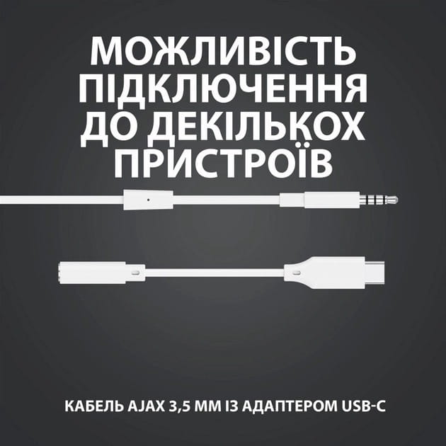 Гарнитура Logitech G333 White (981-000930)