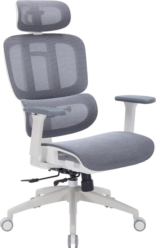 Крісло офісне Officepro Skyline White/Dark Gray (OC680-W-DG-DG)