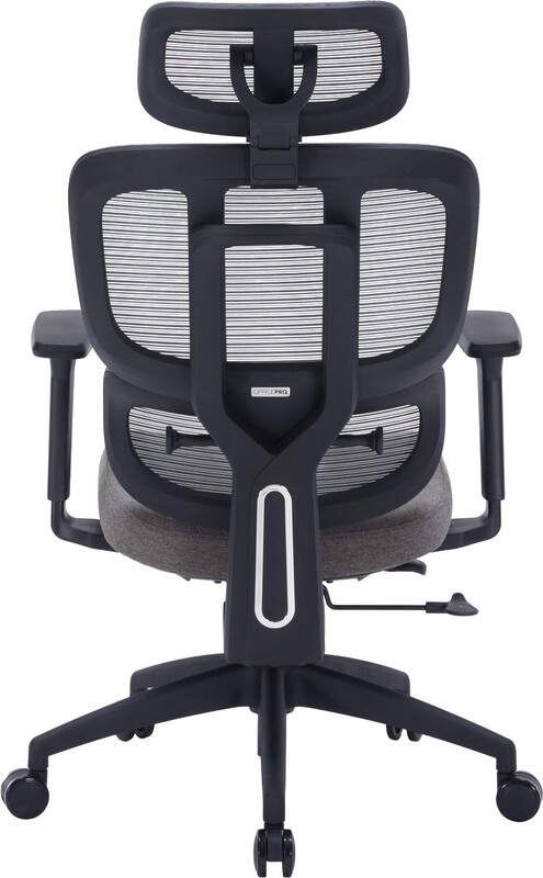 Крісло офісне OfficePro Skyline Black/Dark Gray (OC580-B-DG-DG)