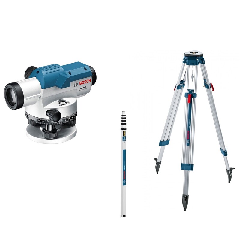 Нівелір оптичний Bosch Professional GOL 26 D + BT160 + GR500 (0.601.068.002)