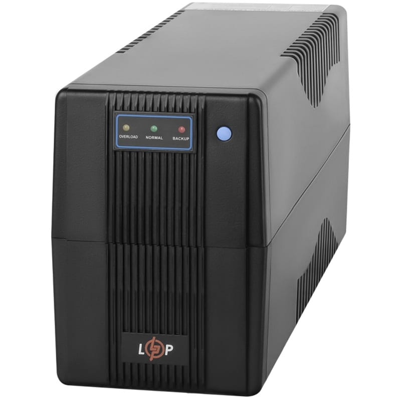 ИБП LogicPower U650VA-P, Lin.int., AVR, 2 x евро, USB, пластик