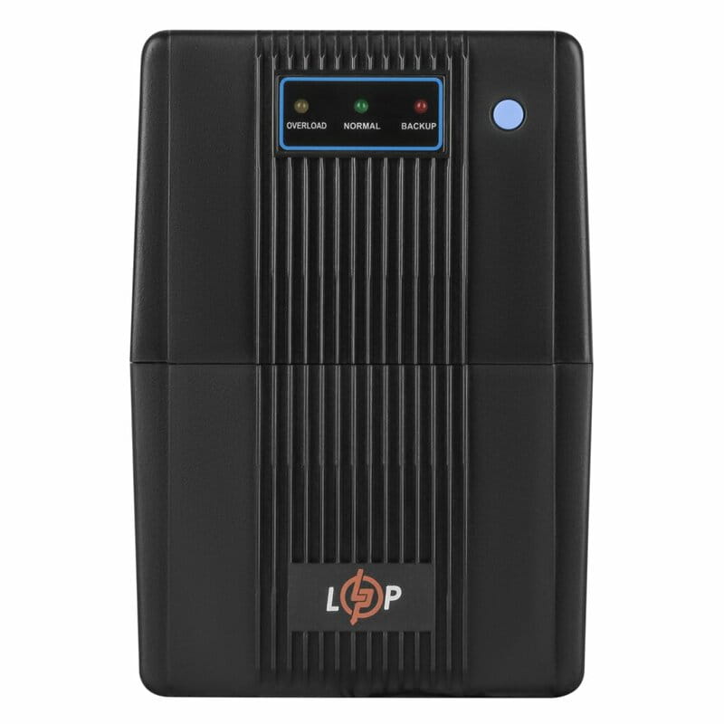 ИБП LogicPower U650VA-P, Lin.int., AVR, 2 x евро, USB, пластик