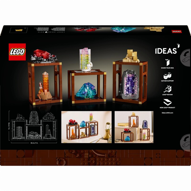 Конструктор LEGO Ideas Колекція мінералів (21362)