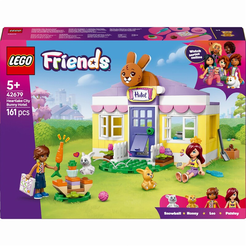 Конструктор LEGO Friends Готель Bunny у Хартлейк-Сіті (42679)