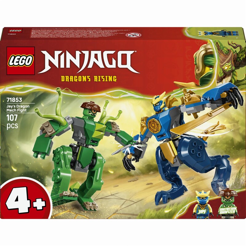 Конструктор LEGO Ninjago Битва робота дракона Джея (71853)