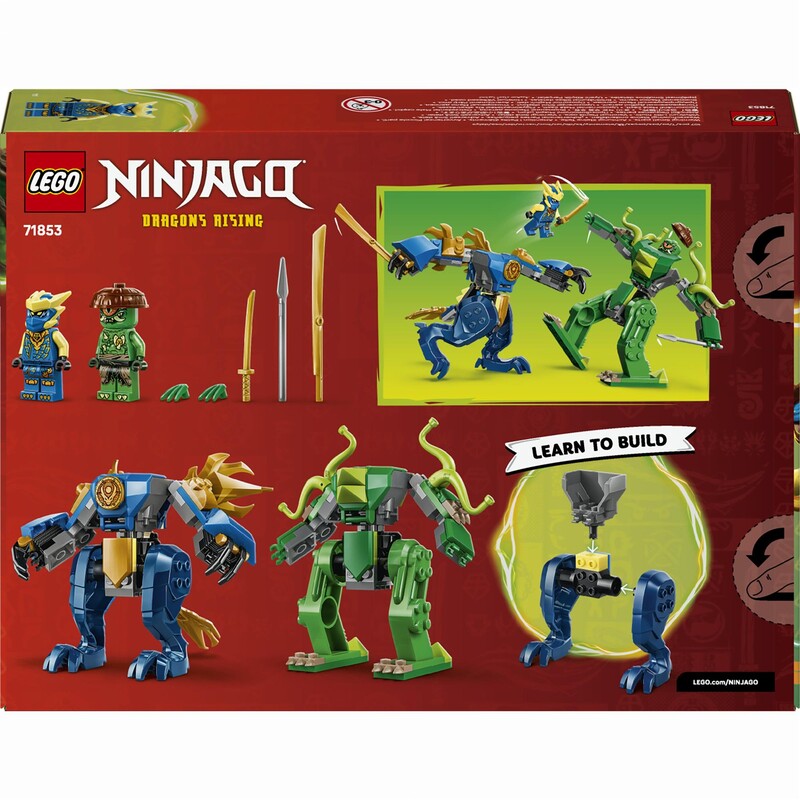 Конструктор LEGO Ninjago Битва робота дракона Джея (71853)
