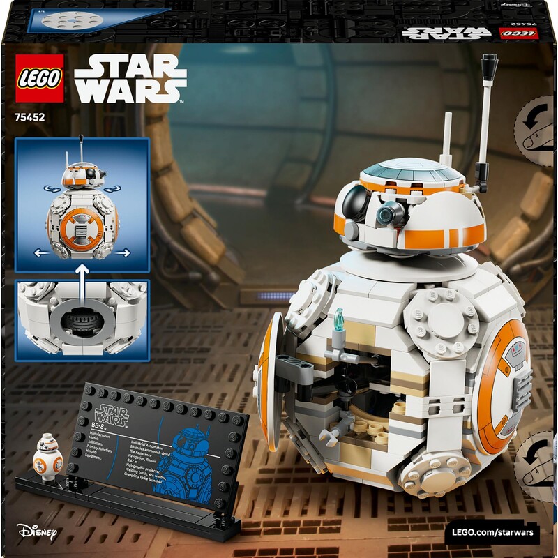 Конструктор LEGO Star Wars Дроїд-астромеханік BB-8 (75452)