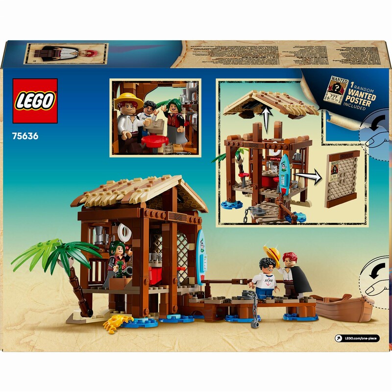 Конструктор LEGO One Piece Хатина у Селищі Вітряків (75636)