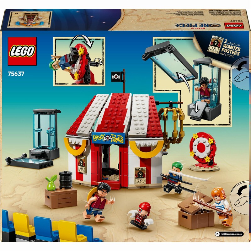 Конструктор LEGO One Piece Цирковий намет клоуна Баґґі (75637)
