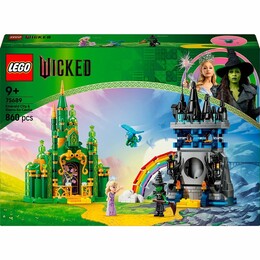 Конструктор LEGO Wicked Емеральд-сіті та замок Кіамо-Ко (75689)