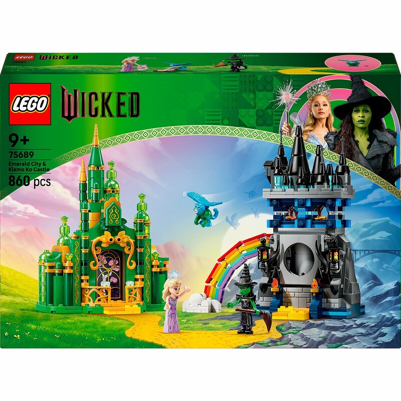 Конструктор LEGO Wicked Емеральд-сіті та замок Кіамо-Ко (75689)