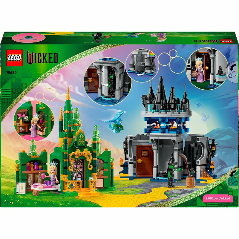 Конструктор LEGO Wicked Емеральд-сіті та замок Кіамо-Ко (75689)
