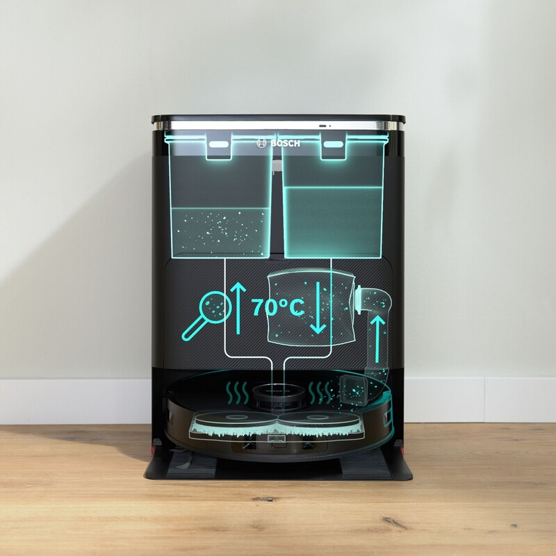 Робот-пылесос Bosch Spotless Max Cam BCRDW3BX