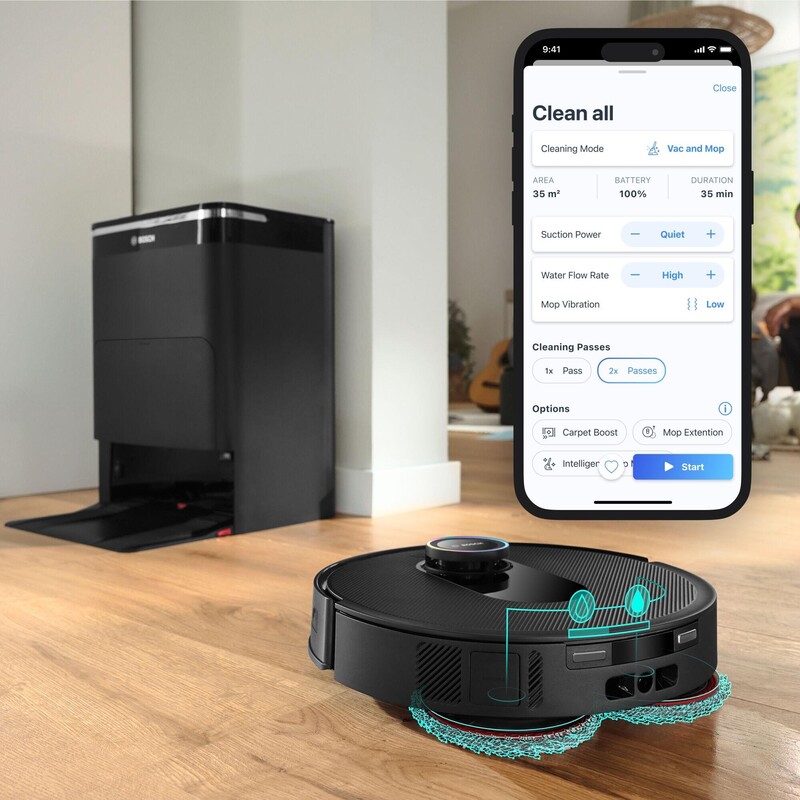 Робот-пылесос Bosch Spotless Max Cam BCRDW3BX