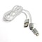 Фото - Кабель PowerPlant USB2.0-MicroUSB-Lightning, 1м Silver (KD00AS1290) | click.ua