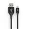 Фото - Кабель HP USB - Lightning, 1м, чорний (DHC-MF100-1M) | click.ua