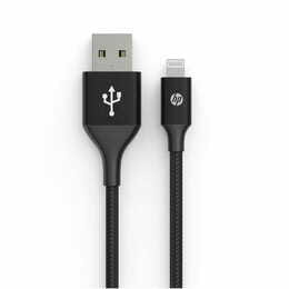 Кабель HP USB - Lightning (M/M), 2 м, черный (DHC-MF100-2M)