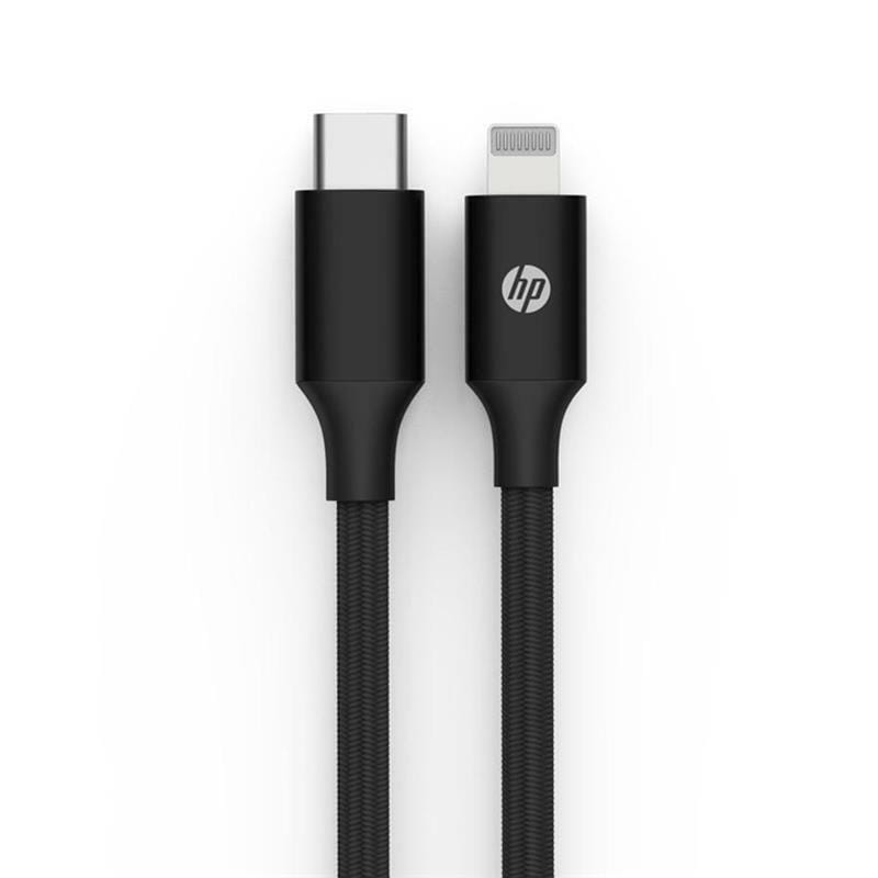 Кабель HP USB-C - Lightning, PD3.0, 1м, чорний (DHC-MF103-1M)