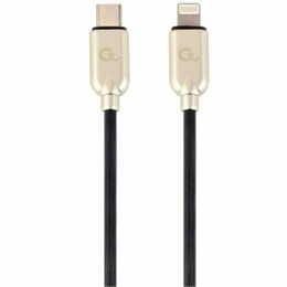 Кабель Cablexpert USB Type-C - Lightning (M/M), 1 м, черный/золотистый (CC-USB2PD18-CM8PM-1M)