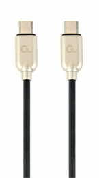 Кабель Cablexpert USB Type-C - USB Type-C (M/M), 2 м, чорний/золотистий (CC-USB2PD60-CMCM-2M)