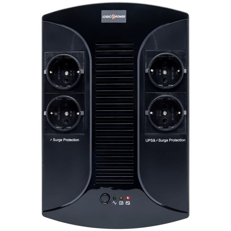 ИБП LogicPower 650VA-PS, Lin.int., AVR, 4 x евро, пластик