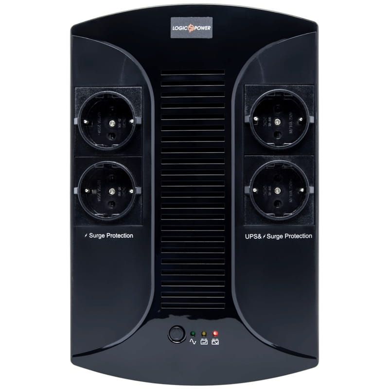 ИБП LogicPower 650VA-PS, Lin.int., AVR, 4 x евро, пластик
