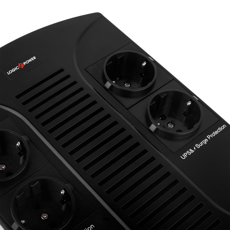 ИБП LogicPower 650VA-PS, Lin.int., AVR, 4 x евро, пластик