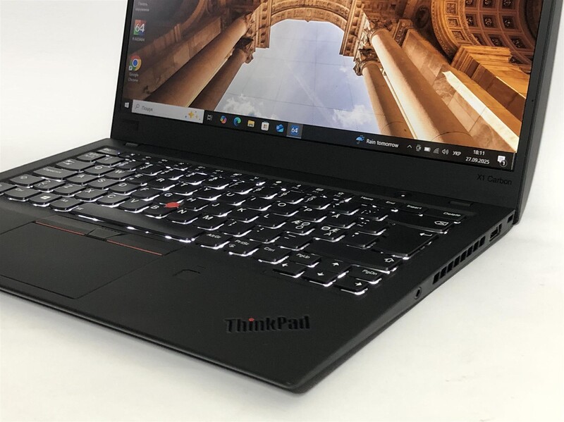 Ноутбук Lenovo ThinkPad X1 Carbon G6 / 14" FullHD IPS / i5-8250U / 8GB / 256GB SSD / Win10Pro / Backlight - Б/в
